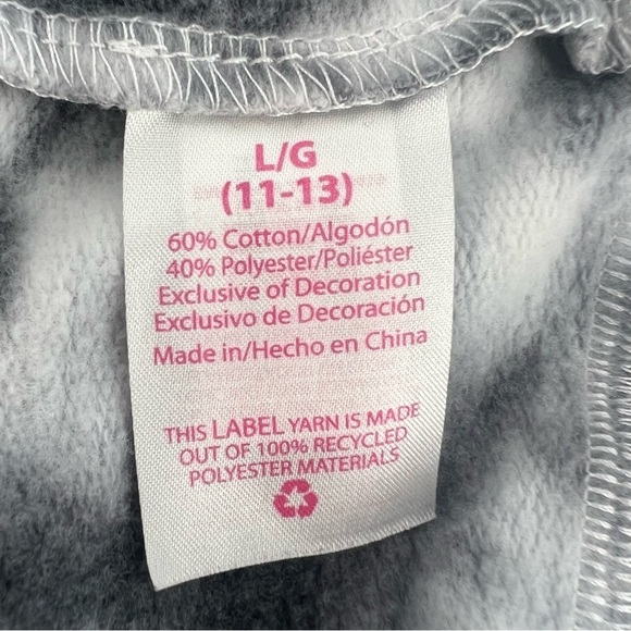 No Boundaries Black Tie Dye Hoodie Long Sleeve Sweatshirt Size Large Women’s - Picture 5 of 5